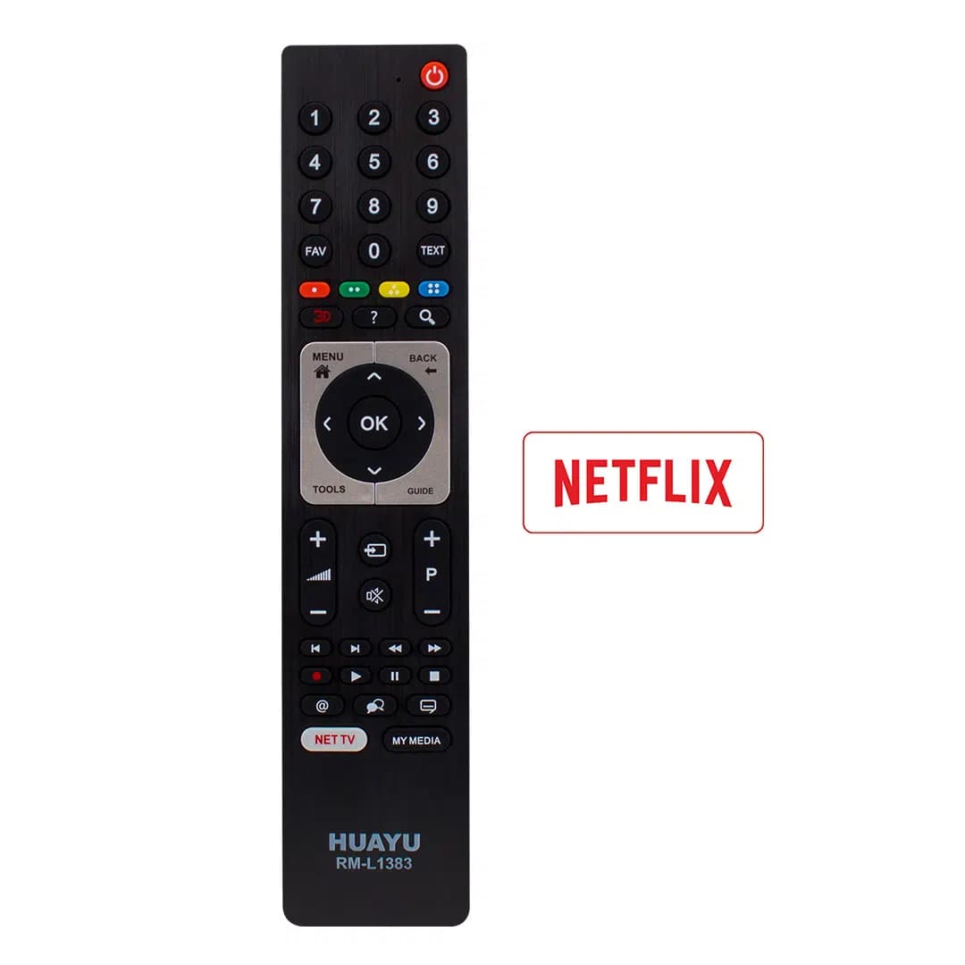 Huayu RM-L1383 Arçelik-Beko-Grundig Universal 3D-Netflix-My Media Tuşlu Lcd Led Tv Kumanda - Seyyar Elektronik