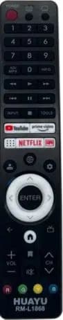 Huayu RM-L1868 Üniversal Sharp Netflix - Youtube - Prime Video Tuşlu LCD-LED TV Kumanda - Seyyar Elektronik