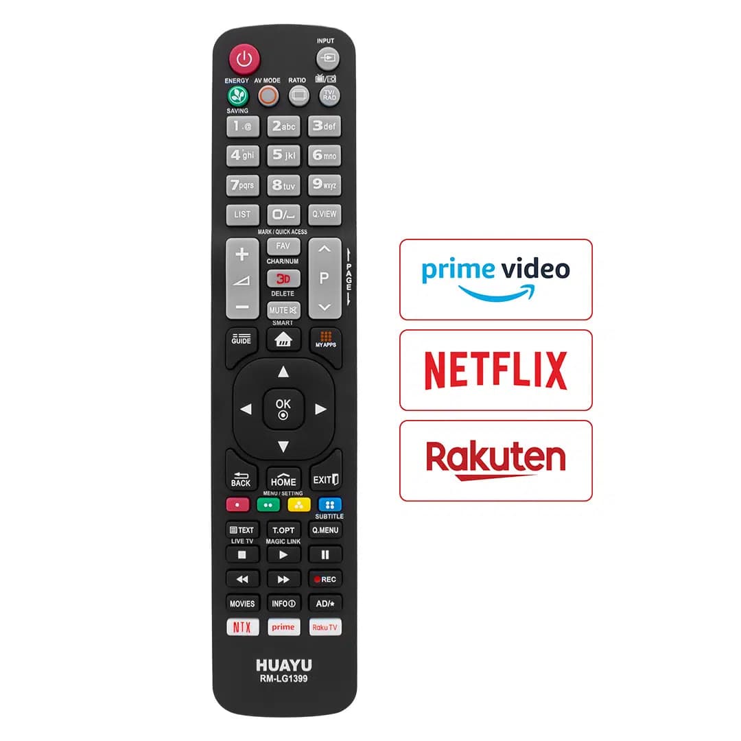 Huayu RM-LG1399 Lg Netflıx- Prıme Vıdeo Tuşlu Unıversal Lcd-Led Tv Kumanda - Seyyar Elektronik