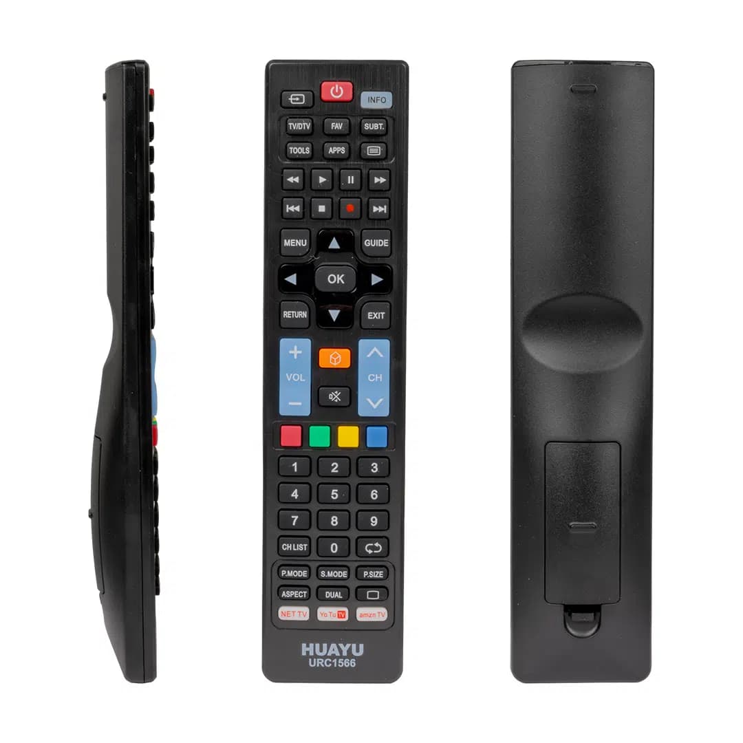 Huayu URC1566 5in1 Panasonic-Samsung-Philips-Sony-LG Universal LCD-LED TV Kumanda - Seyyar Elektronik