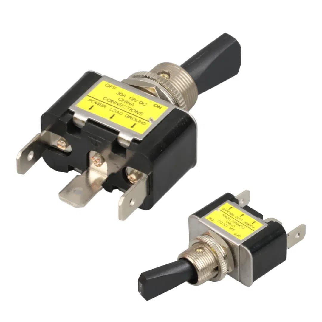 IC-151B 12 Volt Dc 30 Amper Toggle Switch On-Off Işıklı - Seyyar Elektronik