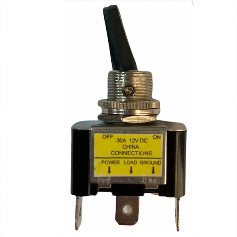 IC-151B Işıklı 12 Volt Dc 30 Amper On-Off Toggle Switch (Seri 1) - Seyyar Elektronik