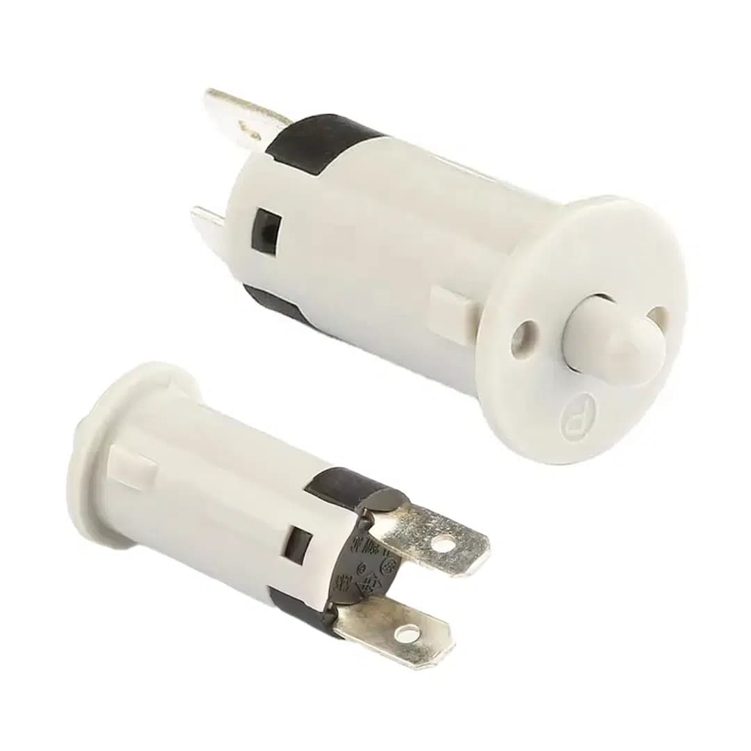 IC-187A Kapak Switch Ø12Mm (NC) Normalde Kapalı Kontak PBS-25B Beyaz - Seyyar Elektronik