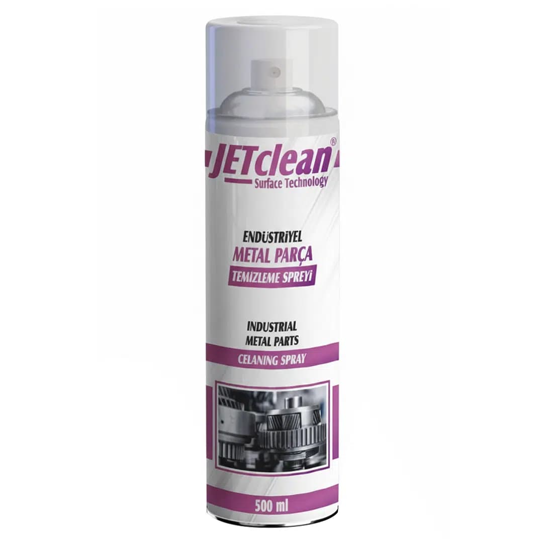 JETCLEAN 500ML ENDÜSTRİYEL METAL PARÇA TEMİZLEME SPREYİ - Seyyar Elektronik