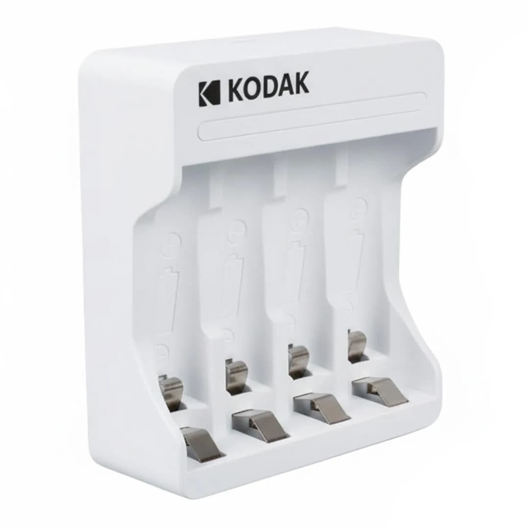 Kodak KD-29490 4'lü AA/AAA Ni-MH Otomatik Hızlı Pil Şarj Cihazı (Type-C) - Seyyar Elektronik