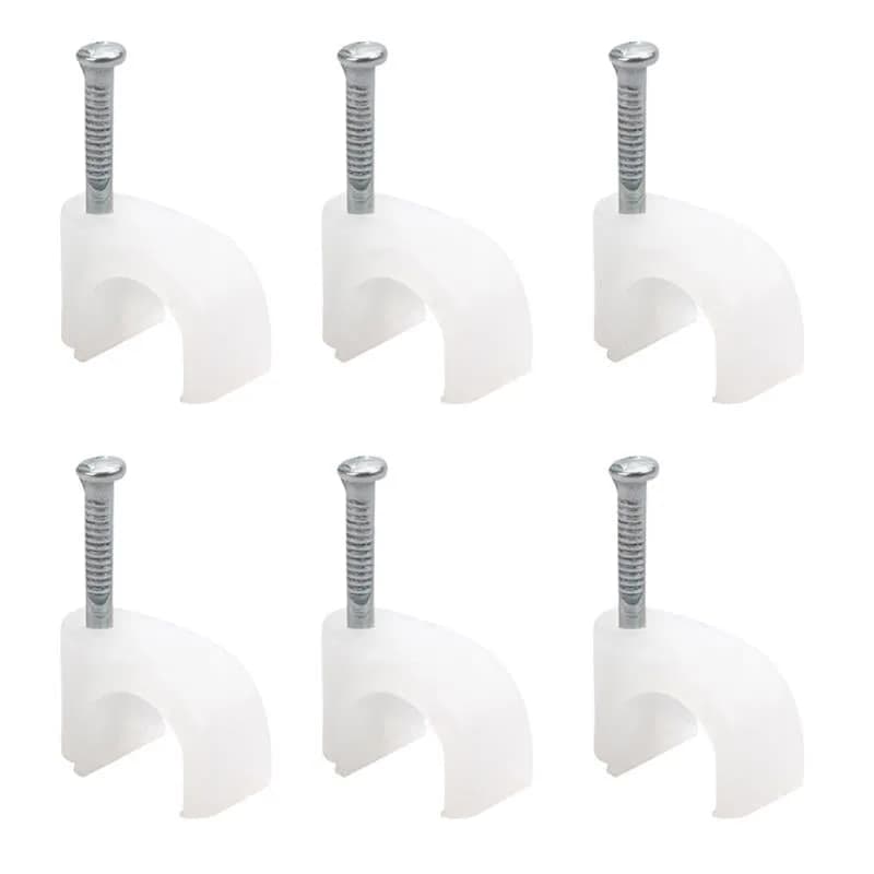 Kroşe 1 Numara Çelik Çivili 4 Mm (Kordon Kabloları İçin) 100\'lü Poşet Powermaster - Seyyar Elektronik