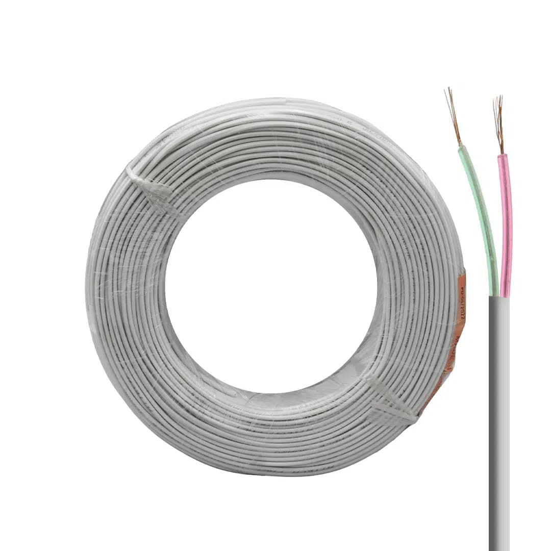 Lan LN-TEL22 Beyaz 2'li Flat Köken 100 Metre Telefon Kablosu - Seyyar Elektronik