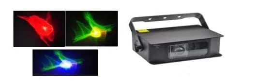 Layu PL-10RG-3B RG Lazer Lumia Efekti ve Mavi LED Wash Işık Sistemi - Seyyar Elektronik