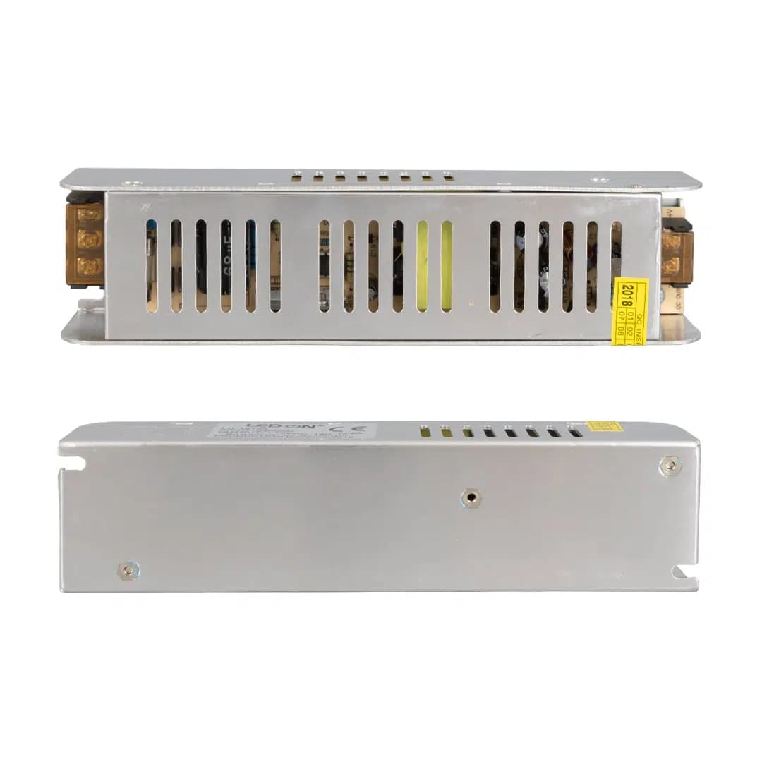 Ledon LD-12155 DC 12Volt 12.5Amper Slim Metal Kasa Adaptör - Seyyar Elektronik