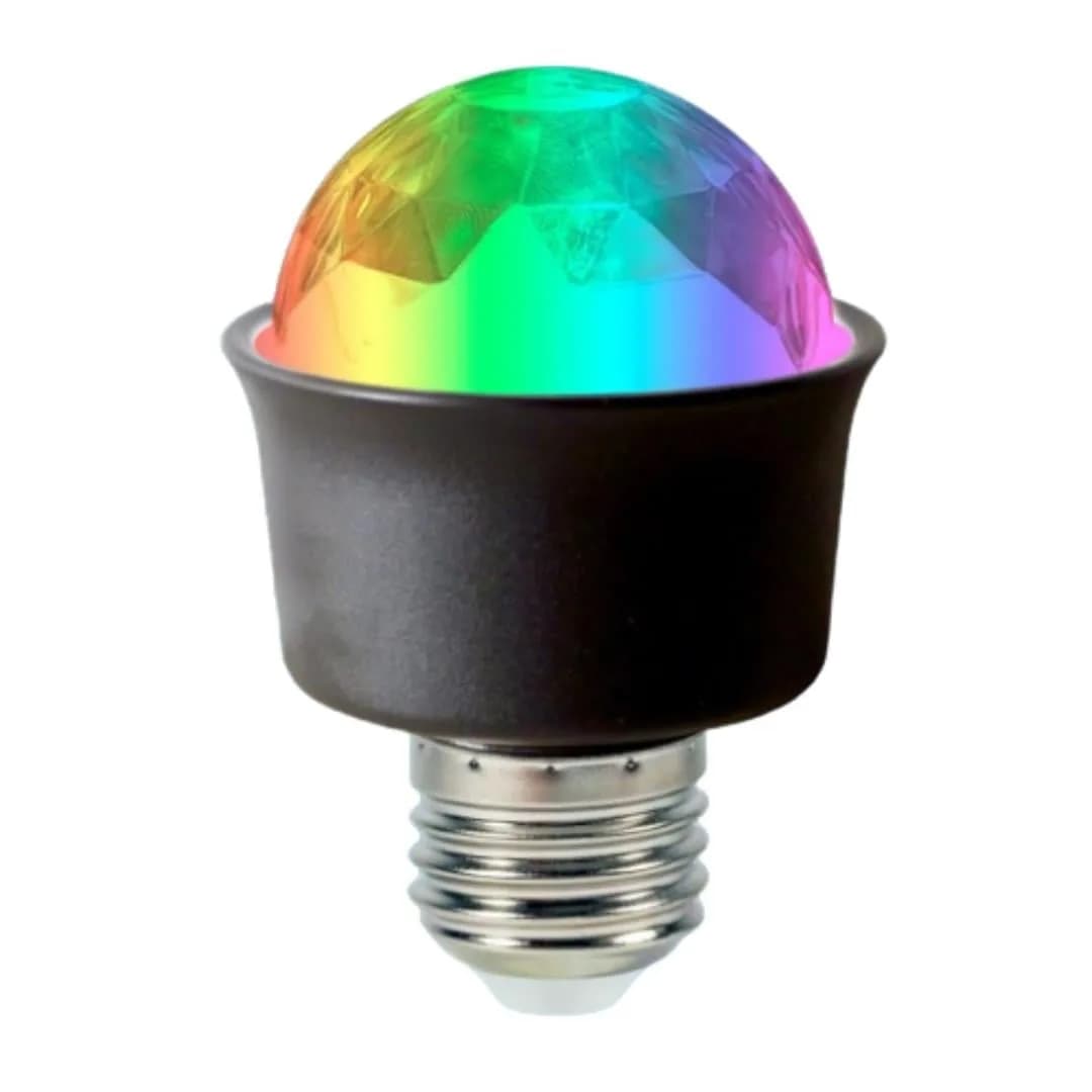 Ledx AL-KX6882 Mini 360 Derece Led 3.3 Watt E27 Duy Rgb Disko Lamba - Seyyar Elektronik