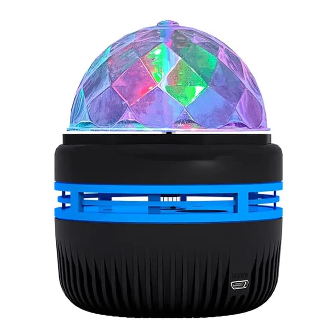 Ledx YQX-6888 Mini Usb'li 3 Watt Şarjlı Sihirli Rgb Led Disko Topu - Seyyar Elektronik