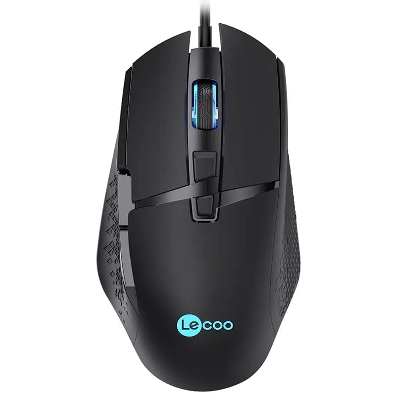 Lenovo Lecoo MG1101 6400 DPI 7 Tuşlu Kablolu RGB Led Aydınlatmalı Gaming Oyuncu Mouse - Seyyar Elektronik
