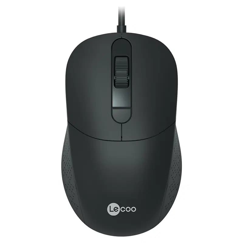 Lenovo Lecoo MS102 800/1200/1600 DPI 4 Tuşlu USB Kablolu Optik Mouse - Seyyar Elektronik