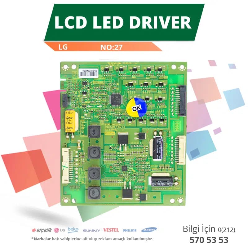 LG LCD LED Driver LC420EUD SD M1 (6917L-0044C) - Seyyar Elektronik