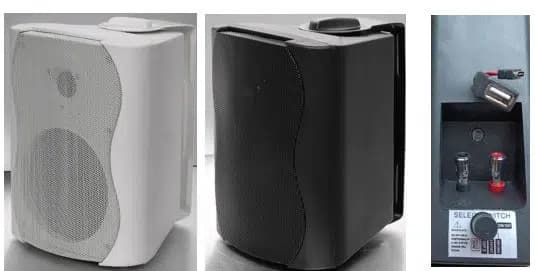 MagicVoice F-LHY5S 5.25" (13.5 CM) Hat Trafolu Duvar Tipi Sütun Hoparlör (20W RMS / 180W Peak - MP3 USB Uyumlu) - Beyaz - Seyyar Elektronik