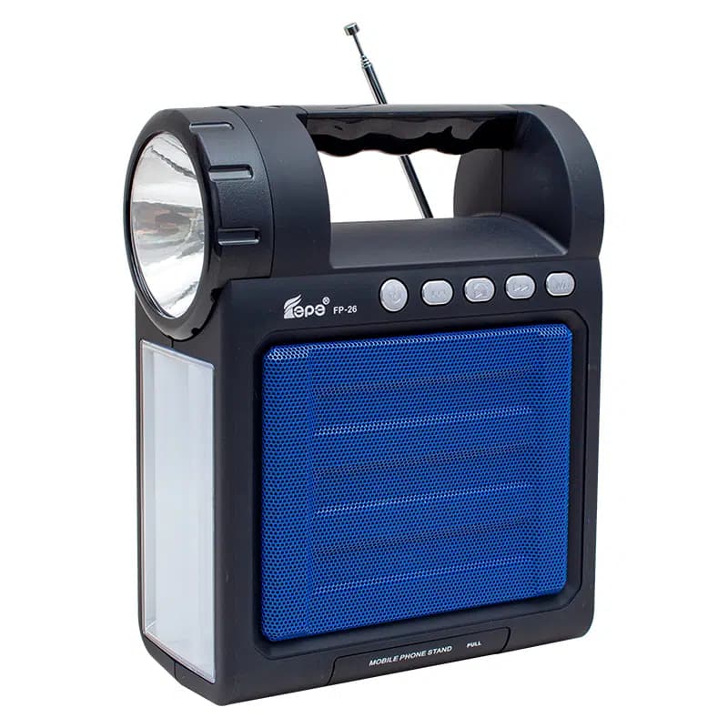 Magicvoice FP-26 USB-SD-FM-Bluetooth Destekli Fenerli Taşınabilir Hoparlör - Seyyar Elektronik