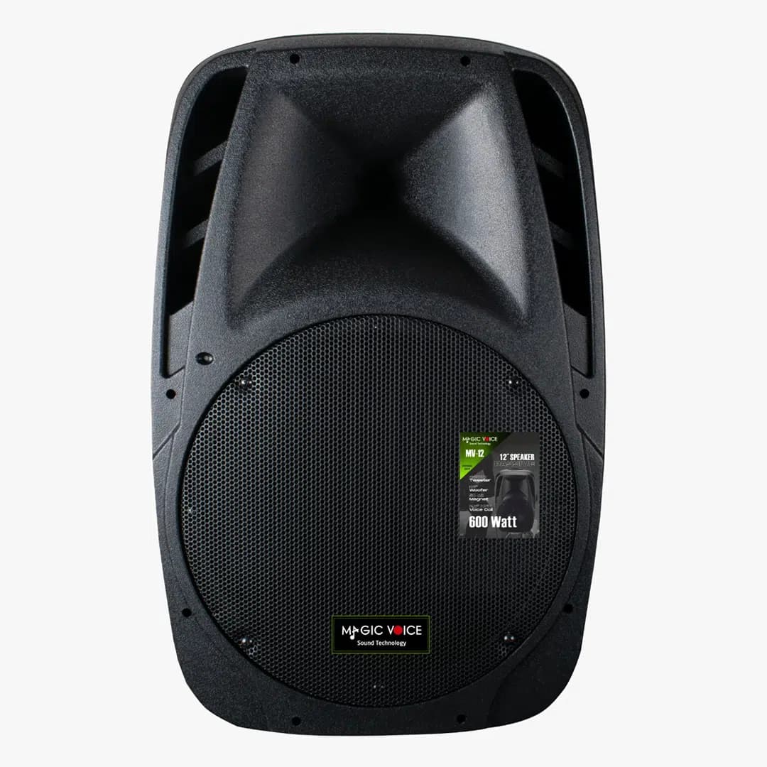 MagicVoice MV-12 600 Watt 12'' 2-Yollu Pasif Kabin Hoparlör - Seyyar Elektronik