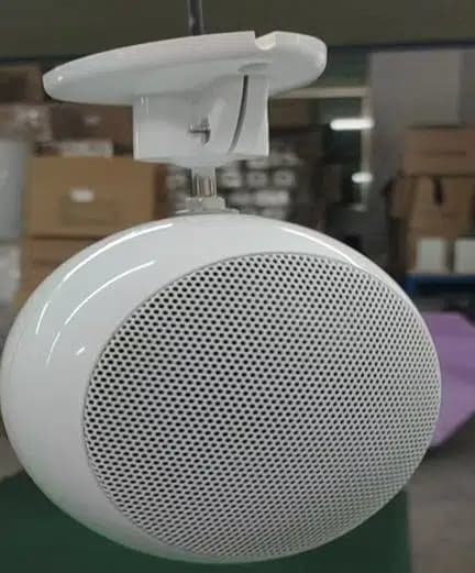 MagicVoice MV-12 7.5 CM 20 Watt Komütatörlü Hat Trafolu Krem Beyazı Sütun Sarkık Hoparlör (2'li Takım) - Seyyar Elektronik