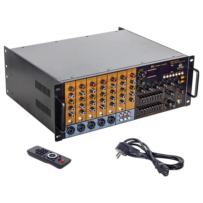 Magicvoice Mv-1213 1 Kanal 100W Rms Max 800W Trafolu Anfi - Seyyar Elektronik