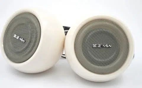 MagicVoice MV-24845 1+1 USB AUX Oval Multımedia Ses Sistemi Speaker - Hoparlör 2X3Watt - Seyyar Elektronik