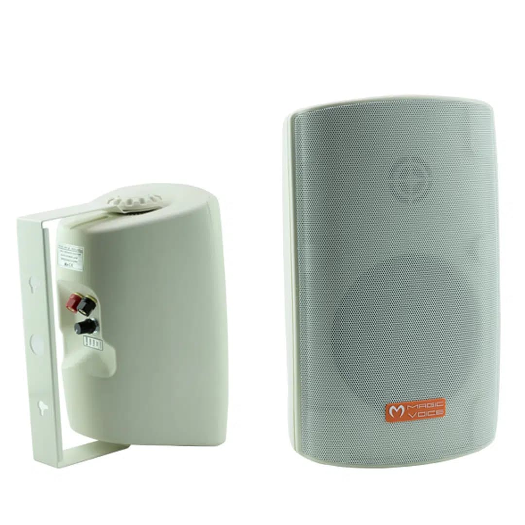 Magicvoice MV-38 Beyaz 11 Cm Trafolu 40 Watt Sütun Hoparlör 2'li Takım - Seyyar Elektronik