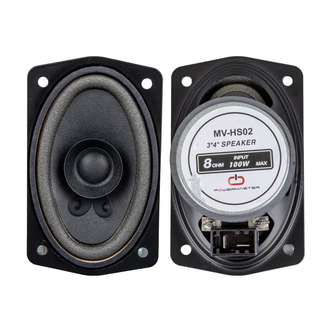 Magicvoice MV-HS02 3X4'' 7.5X10 Cm 8 Ohm Max 100 Watt Oval Oto Hoparlör - Seyyar Elektronik