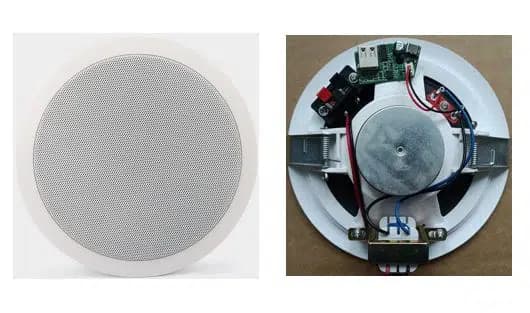 MagicVoice TPI-350 5.25" (13.5 CM) Hat Trafolu Alçıpan/Asma Tavan Tipi Hoparlör (6W RMS - MP3 USB Uyumlu) - Beyaz - Seyyar Elektronik