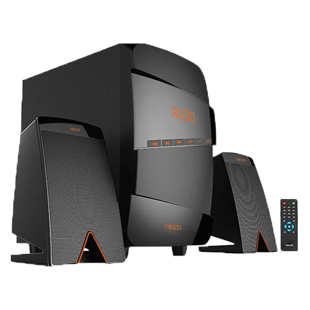 Mikado MD-671BT 2+1 40W RMS Siyah Usb+SD+Fm Destekli Multimedia Bluetooth Speaker Ev Sinema Sistemi - Seyyar Elektronik