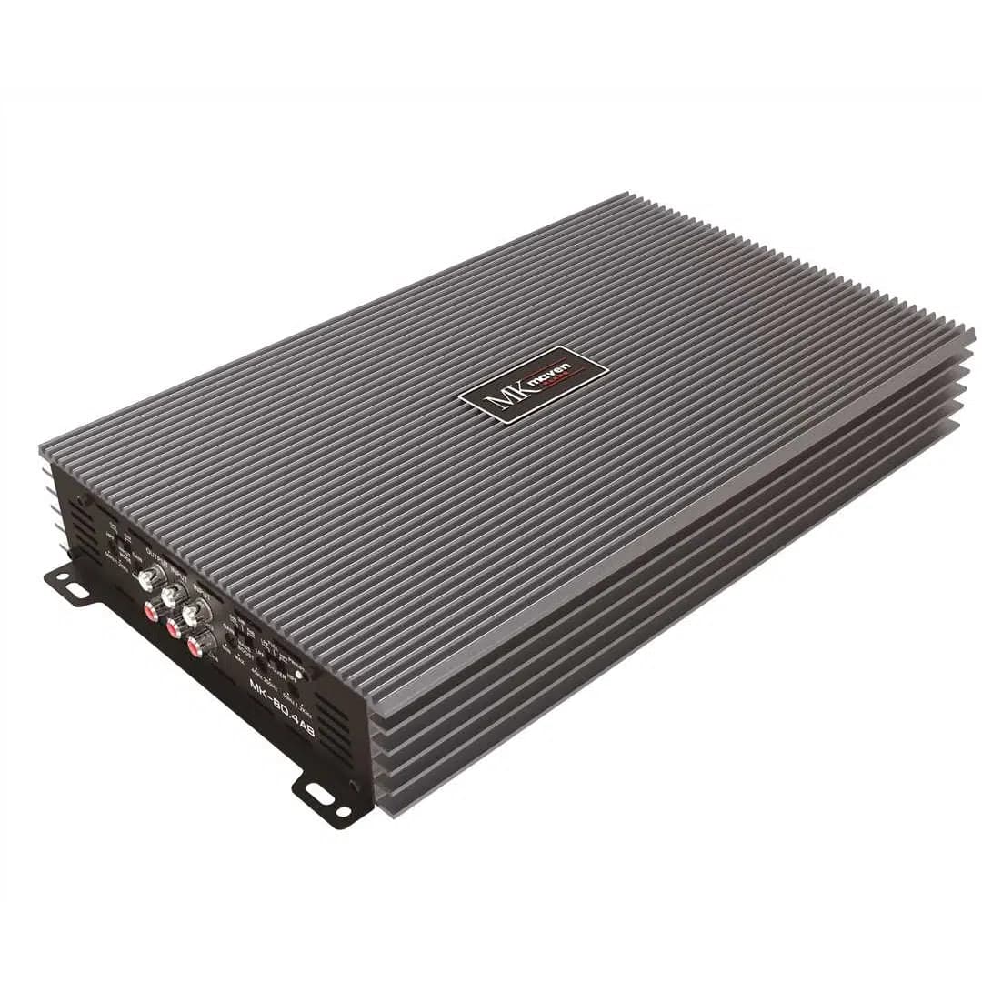 MK Maven Klang MK-80.4AB Stereo 4 Kanal MAX 4000W Bridge Destekli Class AB Oto Amfisi (Amplifikatör) - Seyyar Elektronik