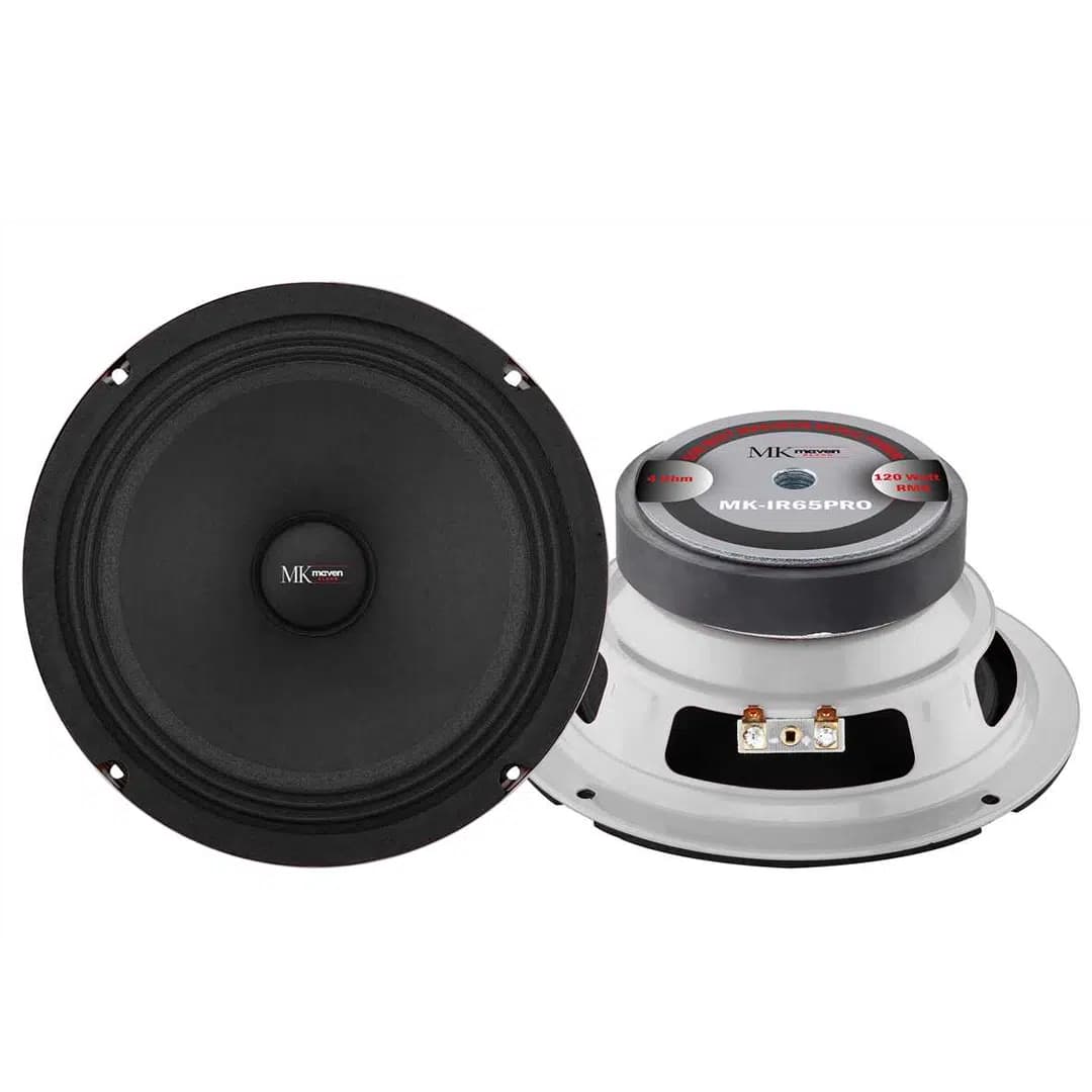 MK Maven Klang MK-IR65PRO Iron Serisi 6.5" 16cm 360 Watt Midrange Hoparlör Takımı - Seyyar Elektronik