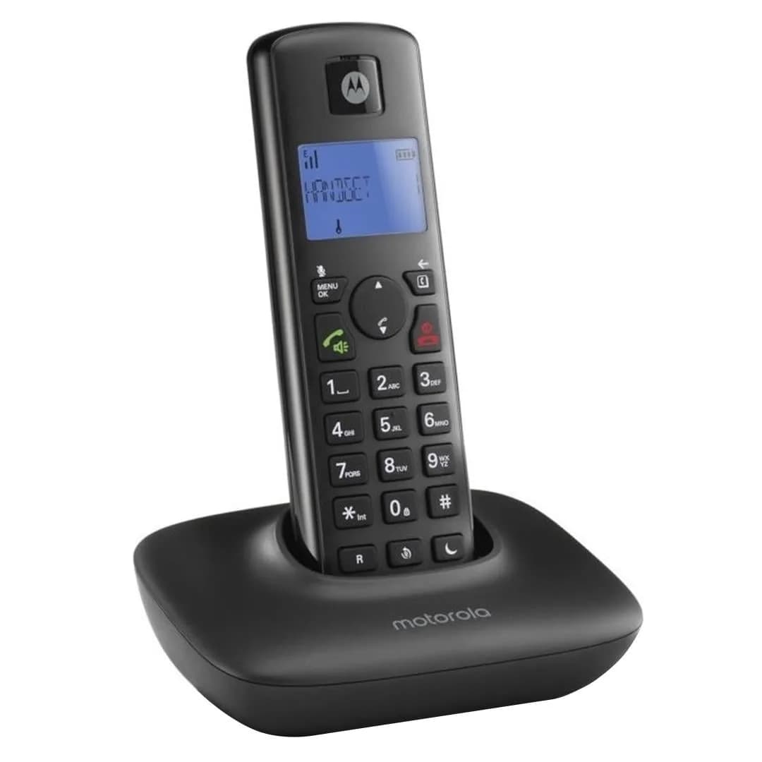 Motorola T401+ Kablosuz Dect Telsiz Sabit Hat Telefon Siyah - Seyyar Elektronik