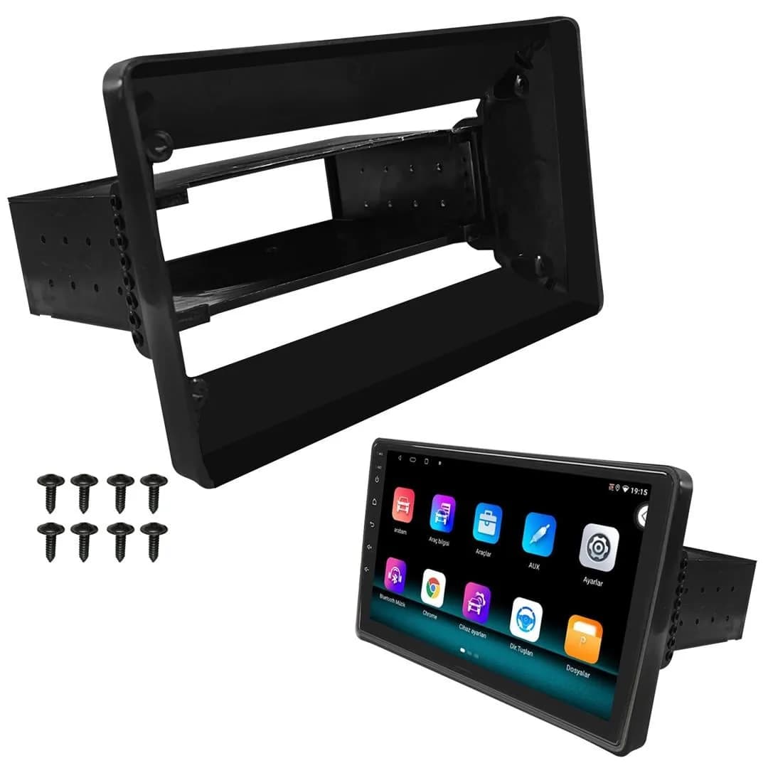 Navex NV-4287 Üniversal 10.1" Android Oto Tablet Çerçevesi 1 Din ABS Plastik Siyah - Seyyar Elektronik