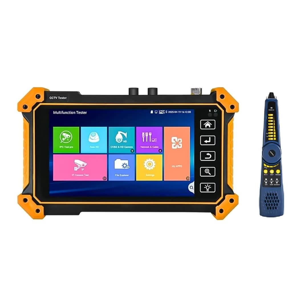 Novacom NVC-MFOV58 IP-HD-TVI-CVI-AHD-OPM-VFL Fiber CCTV Kamera Test Cihazı - Seyyar Elektronik