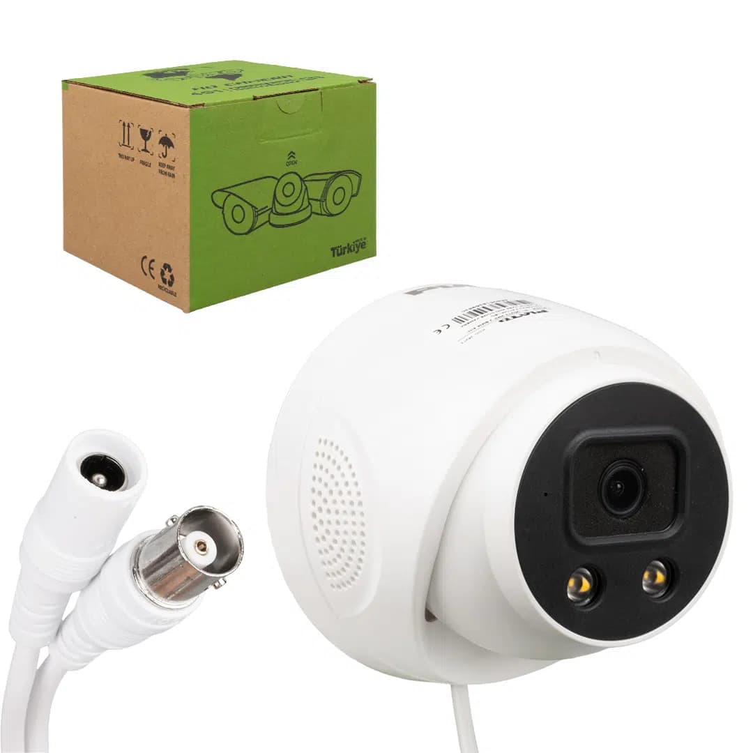 Plato PL-25273 2 MP Color Vu 3.6 Mm 2 Atom Led Plastik Kasa AHD Dome Kamera - Seyyar Elektronik