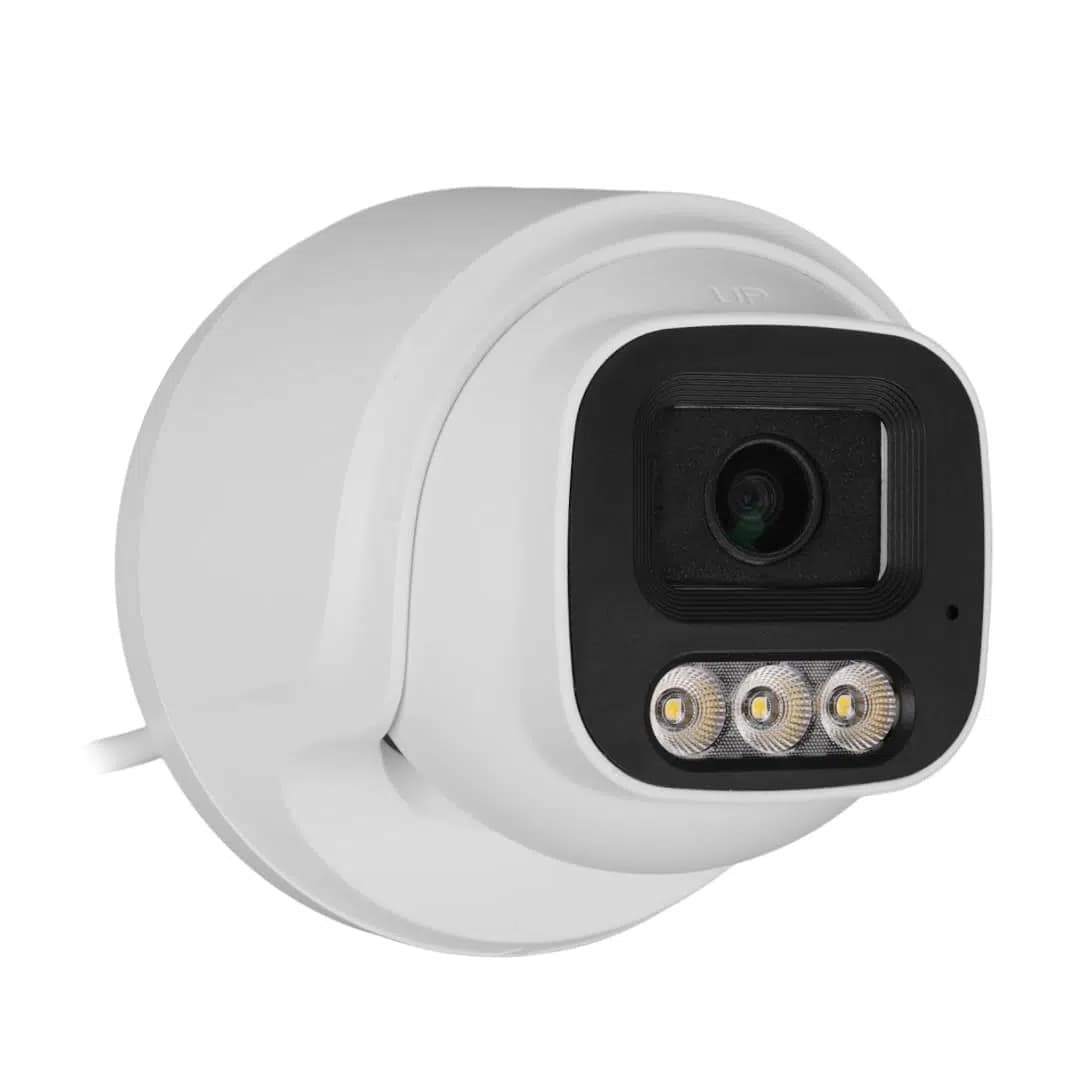 Plato PL-37711 AHD Dome Güvenlik Kamera 2MP 3.6MM 3 Warm Led Sesli Renkli Gece Görüş (Mikrofonlu) - Seyyar Elektronik