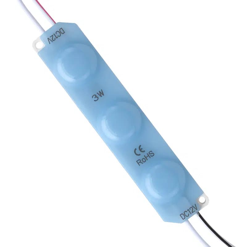 Powermaster 12 Volt 3 Watt Mavi 2835 Modül Led 70x15mm - Seyyar Elektronik