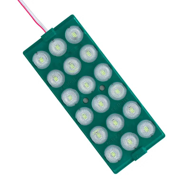 Powermaster 12 Volt 6 Watt Yeşil 18 Ledli 2'li Paket Yanıp Sönen Modül Led - Seyyar Elektronik