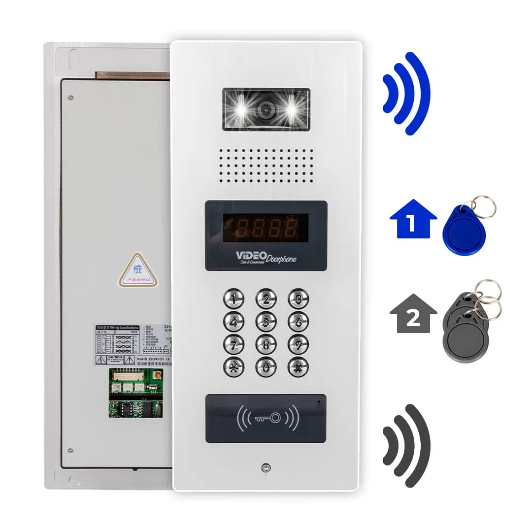 PowerMaster 980C98RD NFC Destekli Görüntülü Diafon Kapı Kilit Akıllı Ev Güvenliği Sistemi Vericisi - Seyyar Elektronik