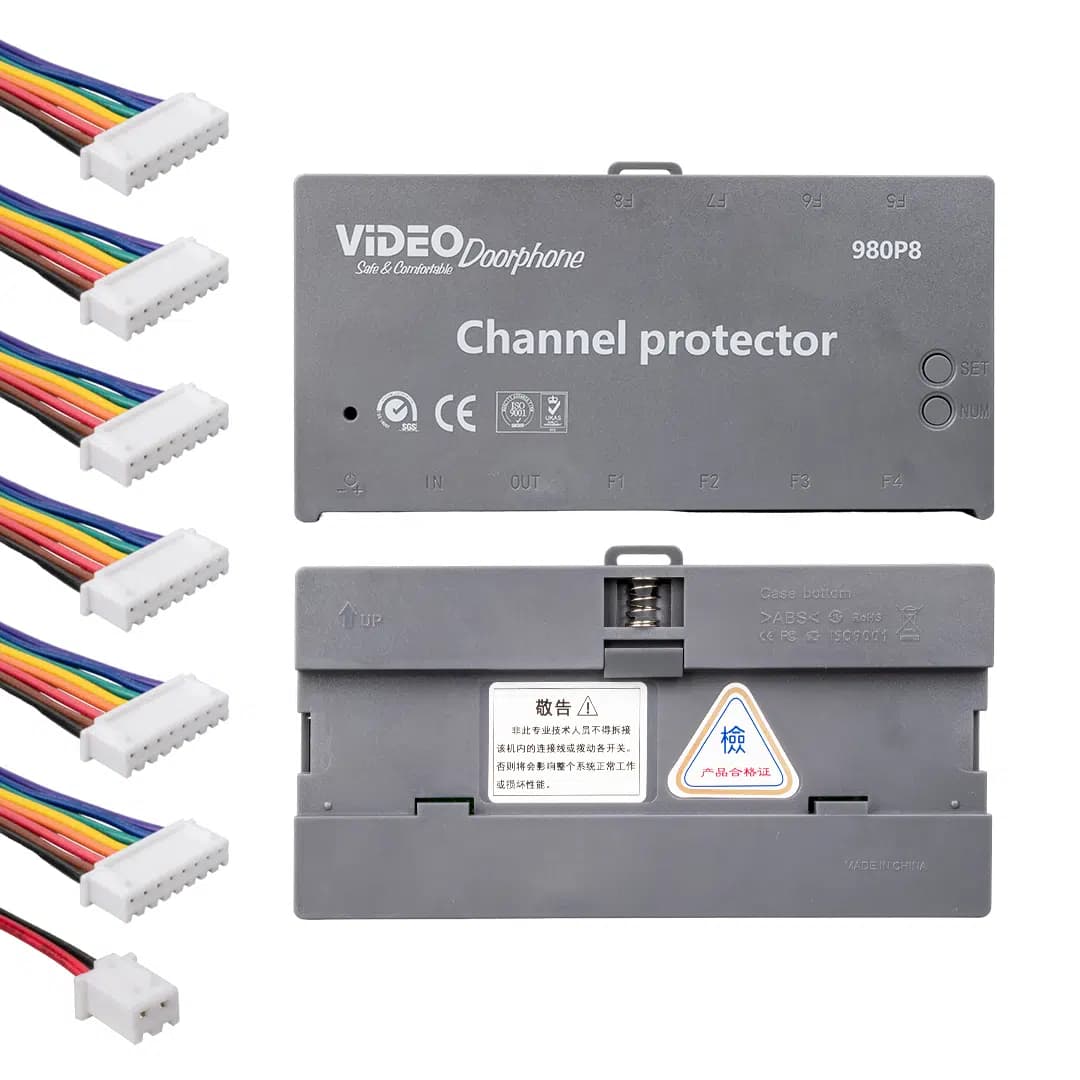 PowerMaster 980P4 4 Yollu Görüntülü Bina Diafon Sistemi (Kanal Kontroller) - Seyyar Elektronik