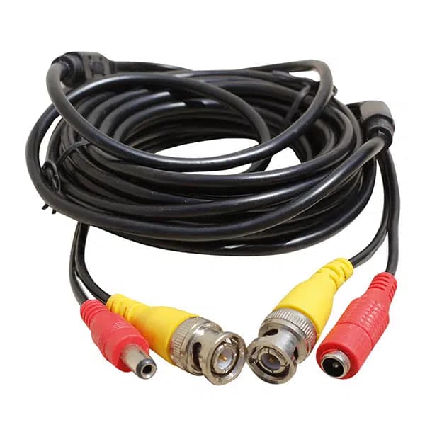 Powermaster Bnc-Bnc Kablo+Power Kablo Dişi-Erkek Jack'lı 20 Metre - Seyyar Elektronik