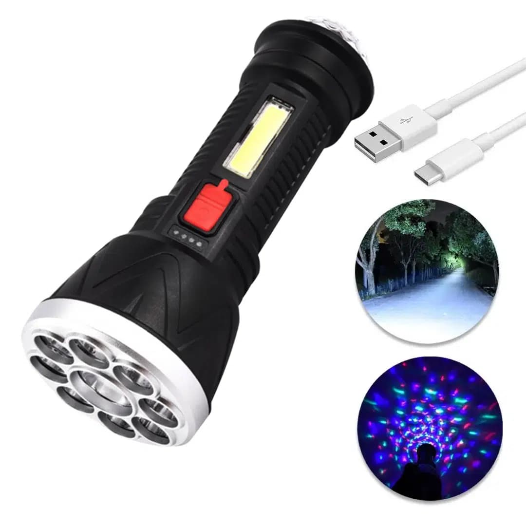 Powermaster CL-W09 9+1 Ledli + Flaşörlü Deprem Ve Afet İçin Şarjlı El Feneri - Seyyar Elektronik