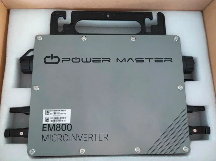PowerMaster EM800 800 Watt Solar Micro Inverter AC220 Volt Trifaze Şebeke Bağlantılı MPPT İnvertör - Seyyar Elektronik