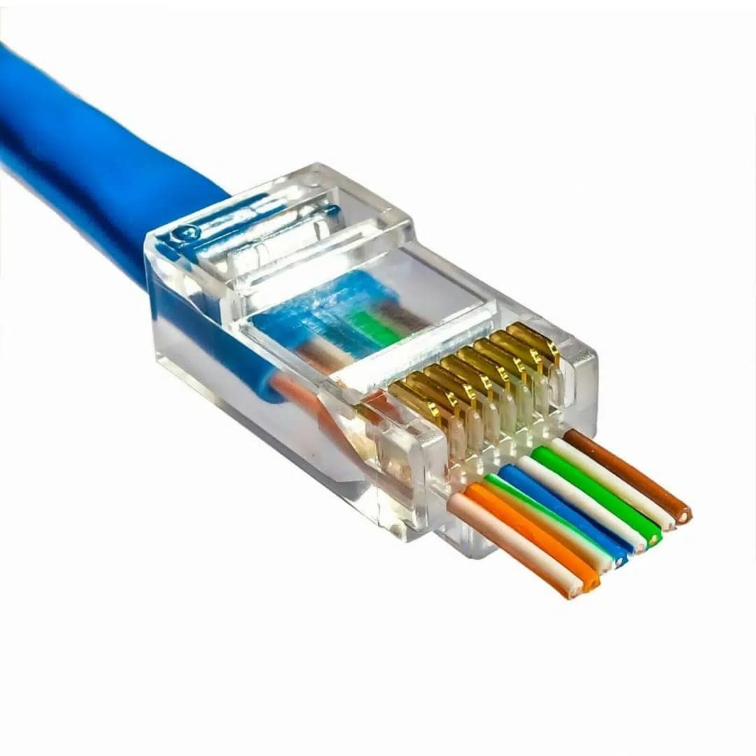 PowerMaster EZRJ45 Cat5-Cat6 Açık Uçlu Soket 8P-8C (100 Adet) - Seyyar Elektronik