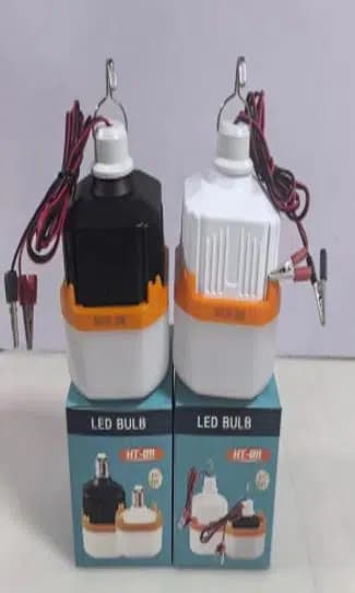 PowerMaster HT-A11 12 Volt Siyah Led Lamba Krokodil Maşalı Uçlu 21 SMD Ledli - Seyyar Elektronik