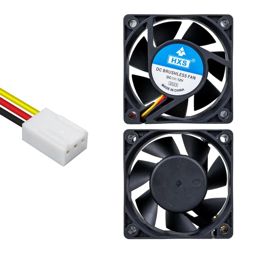 PowerMaster IC-216 Fırçasız DC Fan 60X60X25mm 12 Volt 3 Pin (Seri 1) - Seyyar Elektronik