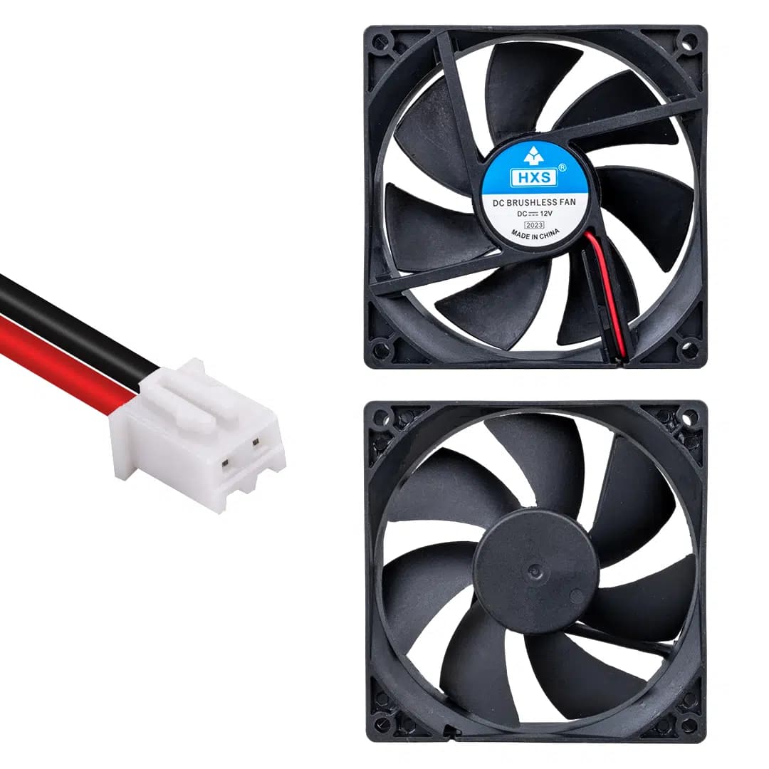 PowerMaster IC-216 Fırçasız DC Fan 92X92X25mm 12 Volt 2 Pin - Seyyar Elektronik