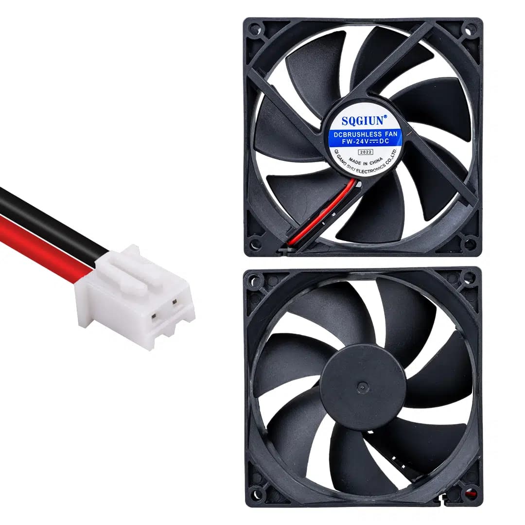 PowerMaster IC-216A Fırçasız DC Fan 92X92X25mm 24 Volt 2 Pin - Seyyar Elektronik