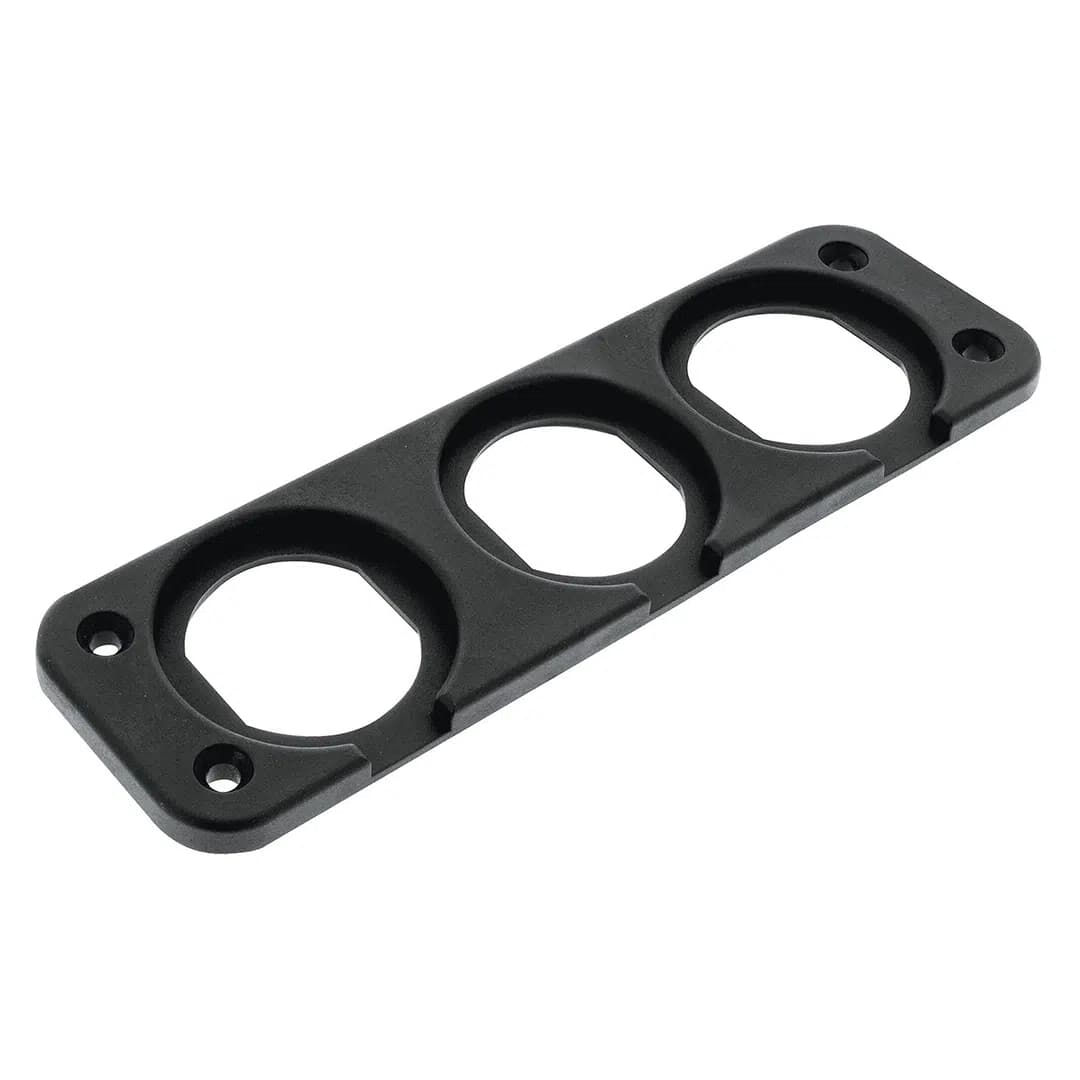 PowerMaster IC-246E-3 Üçlü Gömme Soket ve Ölçü Cihazları İçin Montaj Yuvası (28mm Delik Çapı) - Seyyar Elektronik