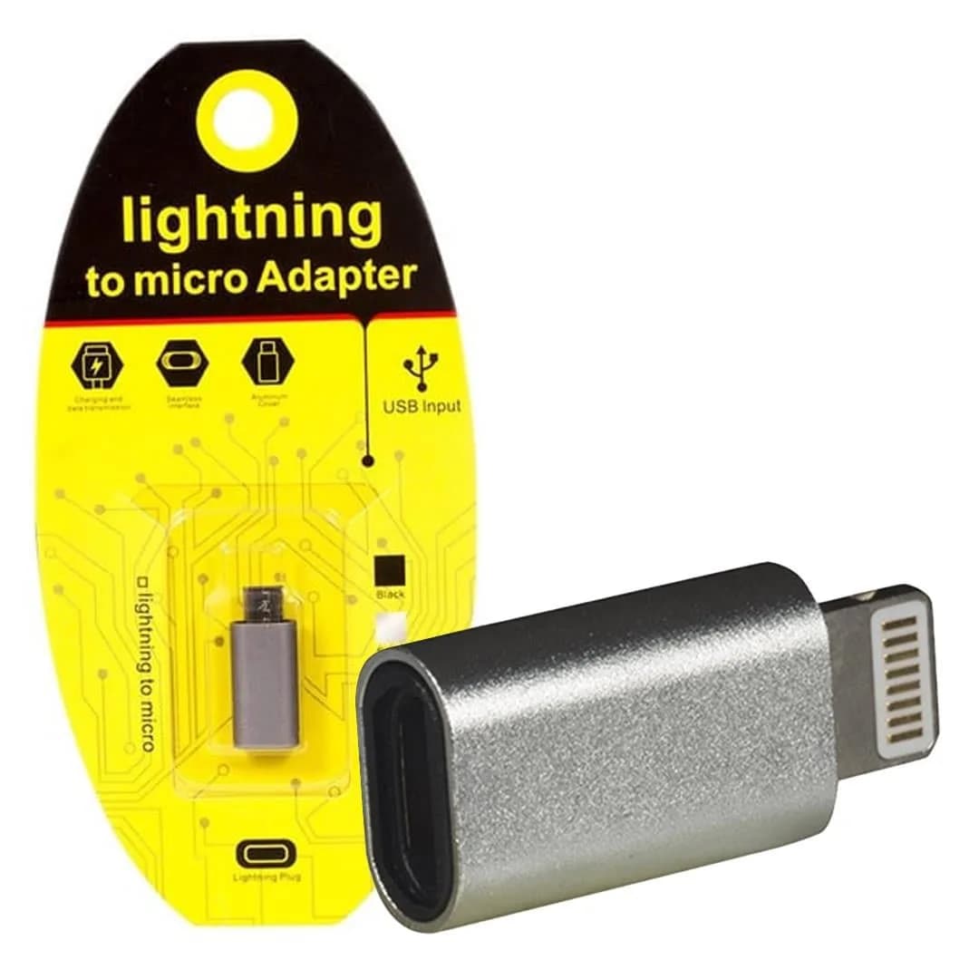 PowerMaster IPhone Lightnıng TO Samsung MICRO-USB Çevirici OTG Aparat - Seyyar Elektronik