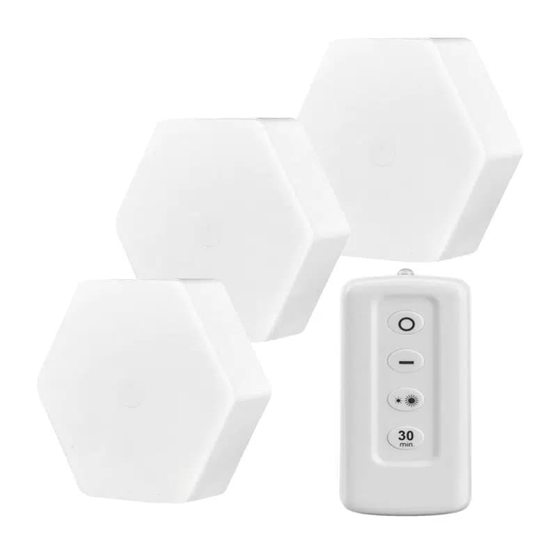 Powermaster MX-359 Üçlü Altıgen Kumandalı Pilli Dokunmatik Tezgah Altı LED Aydınlatma - Seyyar Elektronik